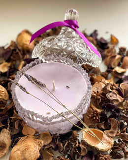 Handcrafted Crystal Dome Candle