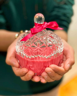 Handcrafted Crystal Dome Candle